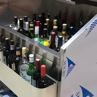 Station de Bar à Cocktails Portable Multifonctionnelle Personnalisable en Gros pour Usine – Comptoir de Barman et Plan de Travail