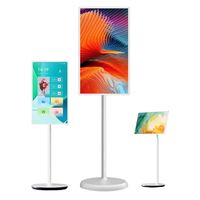 27 inch Smart Android 10 LED Full HD 1080p 60Hz HDTV touchscreen draaibare gaming witte mobiele standaard draagbare tv