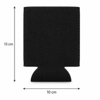 Porte-canette isotherme personnalisé en néoprène, pliable, pour canettes de 330 ml