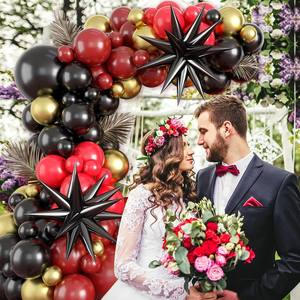 Globos Negros con Forma <span class=keywords><strong>de</strong></span> Gota <span class=keywords><strong>de</strong></span> Agua <span class=keywords><strong>para</strong></span> Fiestas <span class=keywords><strong>de</strong></span> Cumpleaños, Baby Shower, <span class=keywords><strong>Bodas</strong></span>, Aniversarios, Guirnalda <span class=keywords><strong>de</strong></span> Globos Rojos y Negros - Product Image 5