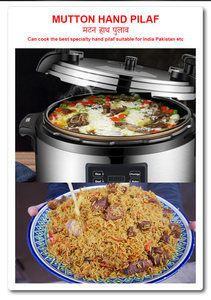 Cuisinière à pression électrique multifonctionnelle de grande taille 24L 25L en acier inoxydable pour cuisine de <span class=keywords><strong>restaurant</strong></span>, cuisson rapide - Product Image 5