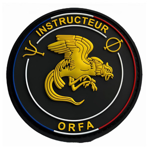Fabricant Uniquepin – Vente en gros <span class=keywords><strong>de</strong></span> patchs PVC personnalisés découpés à la main avec motif crâne et fixation auto-agrippante pour vêtements - Product Image 4