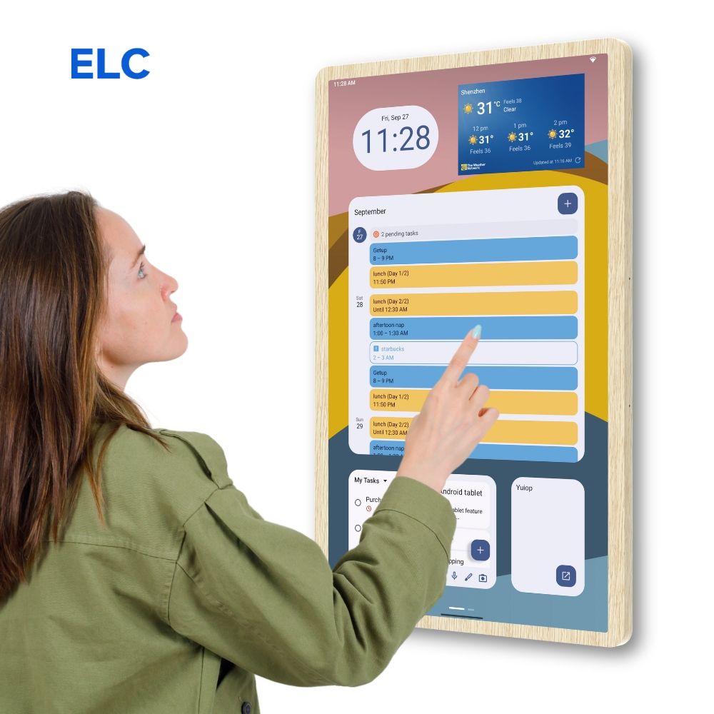 デジタルカレンダー、15.6インチのWiFiデジタルカレンダー雑用チャート