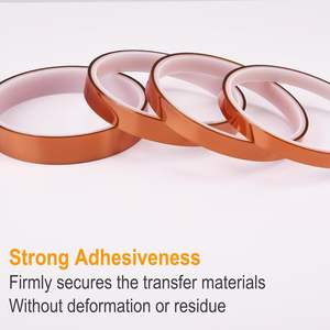 Cinta Aislante de Poliimida Térmica Activada por Agua de Alta Temperatura de Canadá, Resistente al Calor, para Sublimación, 3/5/8/10/12/15/20/25 mm X - Product Image 4