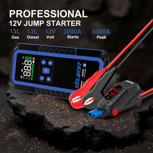 Démarreur de Voiture Haute Capacité avec Gonfleur de Pneu 32000 mAh 13,0 L Essence et 13 L Diesel Taille de l'Appareil Principal 110x55x220 mm - Product Image 3