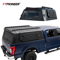 Capot rigide pour camionnette de camping tout-terrain, coque de camping-car en aluminium avec support de barre de toit pour Ford F250 F350 Super Duty 2018-2020