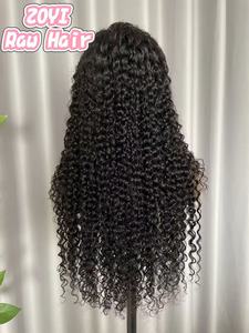<span class=keywords><strong>Pelucas</strong></span> de cabello humano al por mayor a <span class=keywords><strong>precios</strong></span> económicos 13x4 sin pegamento, encaje transparente HD, cabello virgen indio sin procesar, onda de agua, negro natural - Product Image 3