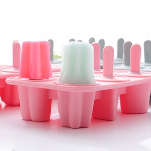 Stock Wholesale 6-Cavity Easy DIY Simple Reusable Silicone Popsicle Maker Ice Pop Tray Home Kitchen Freezer - Product Image 4