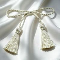 Accessori all'ingrosso in poliestere 100% ecologico con doppia nappa per borse, scarpe e abbigliamento, taglia piccola