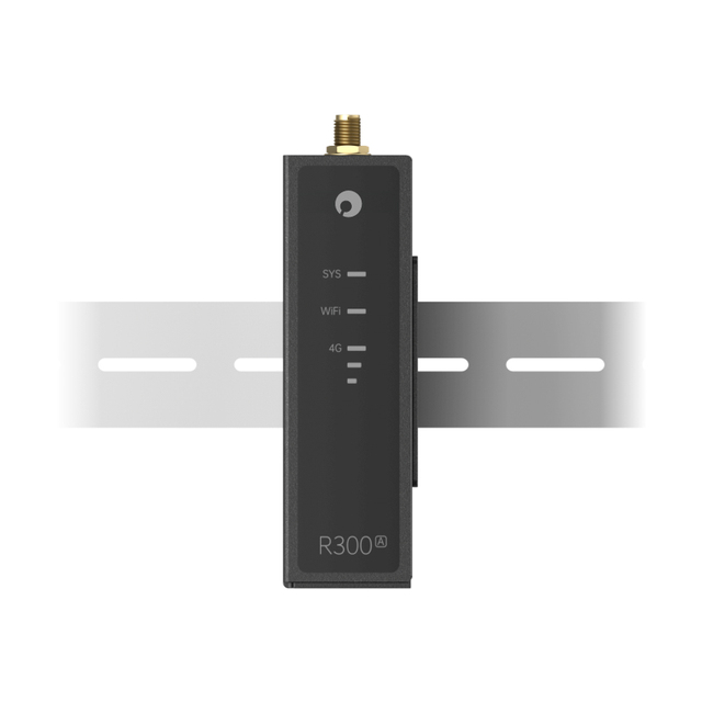 AweSeed 4G LTE Industrial Router 2.4G 150Mbps WIFI Firewall VPN DIN-Rail SIM Card Slot Wired 5-Port Wireless Communication