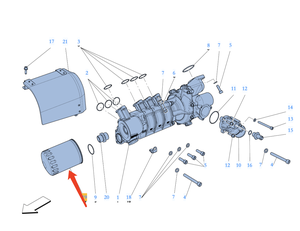 Pièces d'origine Filtration efficace Durable Exact Fit Filtre à huile Pièce d'origine 280459 218429 pour Ferrari FF 430 599 <span class=keywords><strong>ENZO</strong></span> - Product Image 6