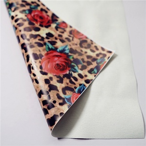 100% vinilo cuero chaqueta de cuero sintético de Pvc tela de cuero de impresión personalizado suave tela de vinilo 550gsm para bolsas - Product Image 3