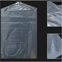 Fécule de maïs compostable PLA + PBAT personnalisé sacs en plastique biodégradables en poly sac auto-adhésif givré pour l'emballage de vêtements