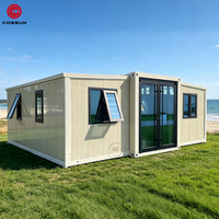Cogsun Maison mobile préfabriquée 20FT 40FT Tiny Home Maison conteneur extensible Maison préfabriquée de luxe