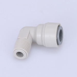 1/<span class=keywords><strong>4</strong></span> "3/8" OD Ống 1/8 "1/<span class=keywords><strong>4</strong></span>" 3/8 "Nam chủ đề NPT khuỷu tay nhanh chóng kết nối phù hợp thẩm thấu ngược nước Bộ phận lọc - Product Image 2