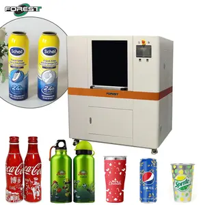 High Speed Drink Can Aluminum Bottle Printing Cylinder Printer 360 Degrees Seamless Printer Supports Small-batch Customization