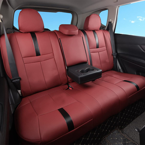 Conjunto completo de fundas de asiento de coche personalizadas para <span class=keywords><strong>Ford</strong></span> Mustang, Funda de cuero Original, resistente al agua, accesorios para coche, 2010-2022 - Product Image 4