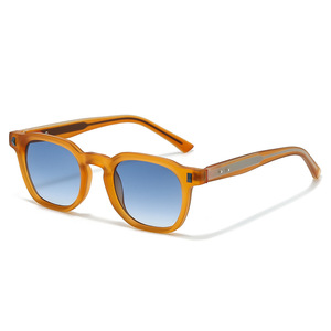 Custom Logo 2026 Vintage Men Women Painted Accents Sun Glasses UV400 Acetate Colorful Square Shades <b>Sunglasses</b> - Product Image 1