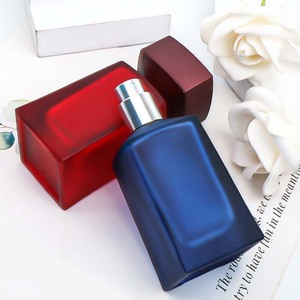 Cao Cấp Hình Dạng Đầy Màu Sắc Chai Thủy Tinh 50Ml Frosted Hỗn Hợp Màu Nước Hoa Chai Thủy Tinh Với Cap - Product Image 4