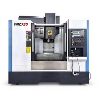Centro CNC Taixu 750 VMC Directo de Fábrica, CE BT40 24T ATC, Sistema GSK, 220V/380V, para Fresado de Piezas de Motor de Acero al Carbono y Moldes Complejos