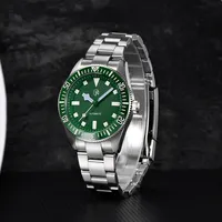 Nouvelle Montre de Luxe Rollstimi pour Homme 2025, Montre-Bracelet Mécanique Automatique NH35, Cadran Mat, Lunette en Céramique Lumineuse, Étanche 100M
