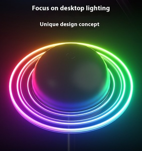 Lampe de table LED créative en forme de planète, mode musique RGB, batterie rechargeable, lumière d'ambiance à intensité variable, lampe de lecture, décoration intérieure - Product Image 6