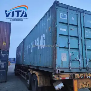 Cubo de 40 pies de alto usado carga seca ISO o contenedor de envío de 20 pies en China del puerto de Shenzhen
