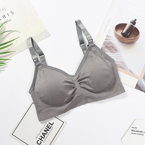 Reggiseni <span class=keywords><strong>Allattamento</strong></span> <span class=keywords><strong>Senza</strong></span> <span class=keywords><strong>Spalline</strong></span> Traspiranti all'Ingrosso, Stile Quotidiano, Intimo Premaman Lavorato a Maglia per Donne in Gravidanza, <span class=keywords><strong>Reggiseno</strong></span> per <span class=keywords><strong>Allattamento</strong></span> - Product Image 5