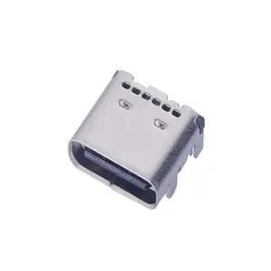 USB 3.1 type C fast charge female connector