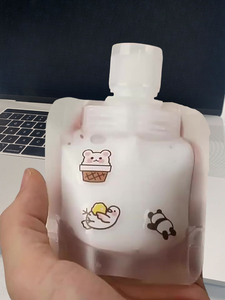 ถุงใส่โลชั่นแบบพกพาขนาด 50 มล. 100 มล. แบบเติมได้ ป้องกันการรั่วซึม  สำหรับขายส่ง  บรรจุภัณฑ์เครื่องสำอางแบบด้าน - Product Image 4