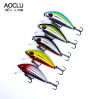 Leurre de pêche AOCLU PY45 Mini Hard Bait Minnow Shad Crank Lure Sinking Wobbler 45mm 4.7g ABS Bass Fresh/Saltwater