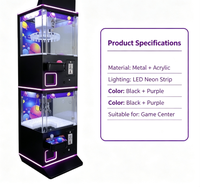 Máquina de Juego de Grúa de Juguetes Recargable con Monedas para Niños, con Soporte Multilingüe