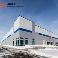 Edificios Metálicos / Naves Industriales Completas / Galpones Industriales Prefabricados de Acero, Construcción de Almacenes ASTM con Soldadura Ligera