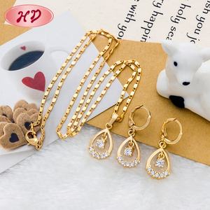 אמבט מתנת שרשרת ועגיל סטי סטי סיני תכשיטים זול תכשיטי עבור נשים - Product Image 2