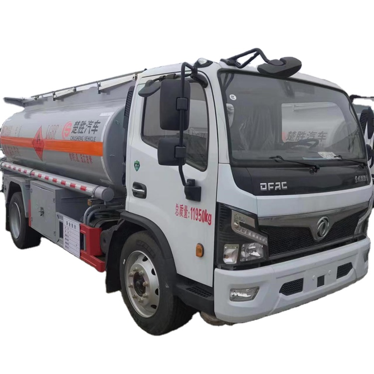 8500 litre rekabetçi fiyat Dongfeng F7 tek sıra 170hp yakıt kamyon taşıma benzin veya dizel