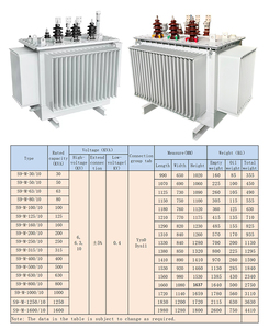 Transformadores de energía eléctrica sumergidos en aceite 35kva 220kv MV & Hv 60 66 110 132 230 Kv Transformador de bobinado trifásico de cobre - Product Image 3