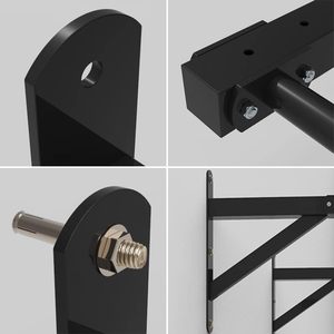 Zyfit nhiệm vụ nặng nề treo tường kéo lên thanh treo tường kéo lên thanh Dip trạm cho nhà phòng tập thể dục thiết bị tập thể dục - Product Image 4