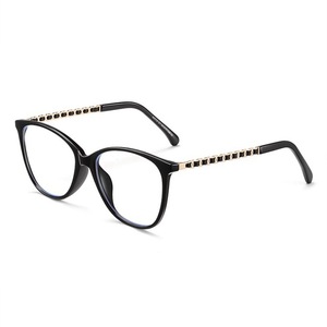 Monturas de Gafas de Ojo de Gato con Aro Completo, Lentes de Resina con Protección Anti Luz Azul, Ligeras y Modernas para Mujer, Gafas de Lectura - Product Image 4