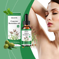 Minyak Cyperus Rotundus OEM ODM 60ml Perawatan Kulit Setelah Bercukur Alami, Organik, Vegan, Bebas GMO, Lembut, untuk Pertumbuhan Rambut dan Mengurangi Rambut