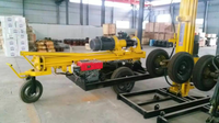 Machines de forage de puits de forage de 200m KQZ200D machine de forage de puits d'eau sur chenilles avec prix d'usine