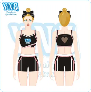 Wholesale Custom Design Competitive Sexy Practice Wear With Rhinestones