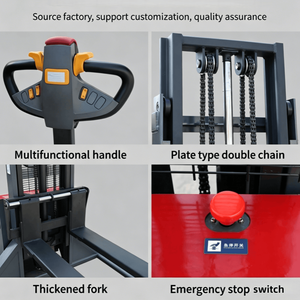 Chariot élévateur électrique de haute qualité avec fourches à levage rapide, portable et économe en énergie pour une exploitation efficace en entrepôt - Product Image 4