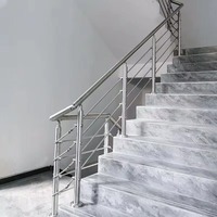 Barrière de sécurité pour terrasse, garde-corps pour toit, résistant aux intempéries, en aluminium et acier inoxydable, pour escaliers extérieurs