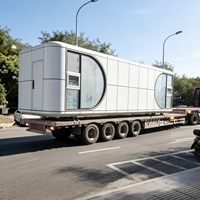 Fournisseur de maisons préfabriquées solaires, capsules spatiales, maisons en acier commerciales, cabines de luxe, et modules spatiaux
