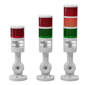 Yhkj ไฟเตือน LED หลายชั้น 24V ป้องกันการรบกวน ไฟแสดงสถานะเครื่องมือพร้อมฐานพับได้ สีแดง สีเขียว สีเหลือง - Product Image 5