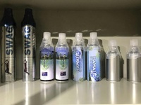 Aérosol en métal vide pour l'oxygène et l'air frais, flacon pulvérisateur d'oxygène rechargeable à vendre