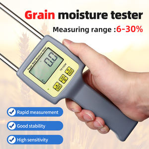 เครื่องวัดความชื้นเมล็ดพืชดิจิทัลใหม่ <span class=keywords><strong>TK25G</strong></span> เครื่องวิเคราะห์ความชื้นเมล็ดพืช LCD 6-30% มีความแม่นยำสูงสำหรับเมล็ดถั่ว - Product Image 5