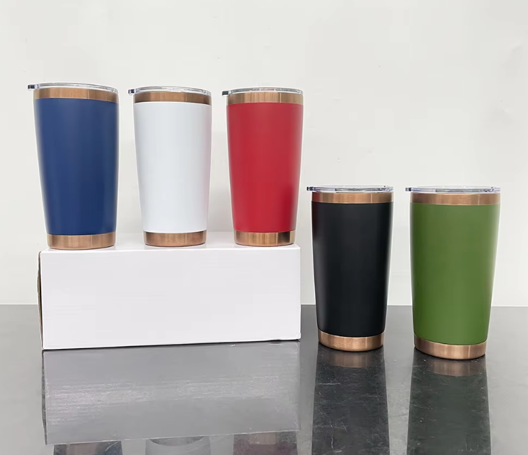 Tasse de 20 oz avec revêtement en céramique et fond en cuivre