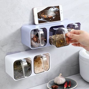 Gewurzbox Kuchenzubehor Wandmontierte <span class=keywords><strong>Gewurz</strong></span> aufwahrungsbehalter Haushalt Gewurzflasche - Product Image 1