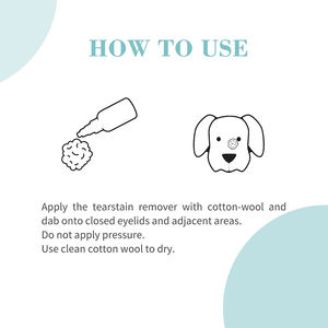 Produto de limpeza suave, elimina o resíduo de lágrima dos olhos removedor de manchas - Product Image 5